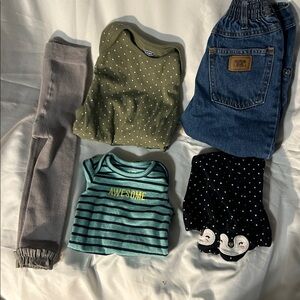 Lot of children clothes sizes 0-3 mo, 6,9,12,18 mo. Please see pictures